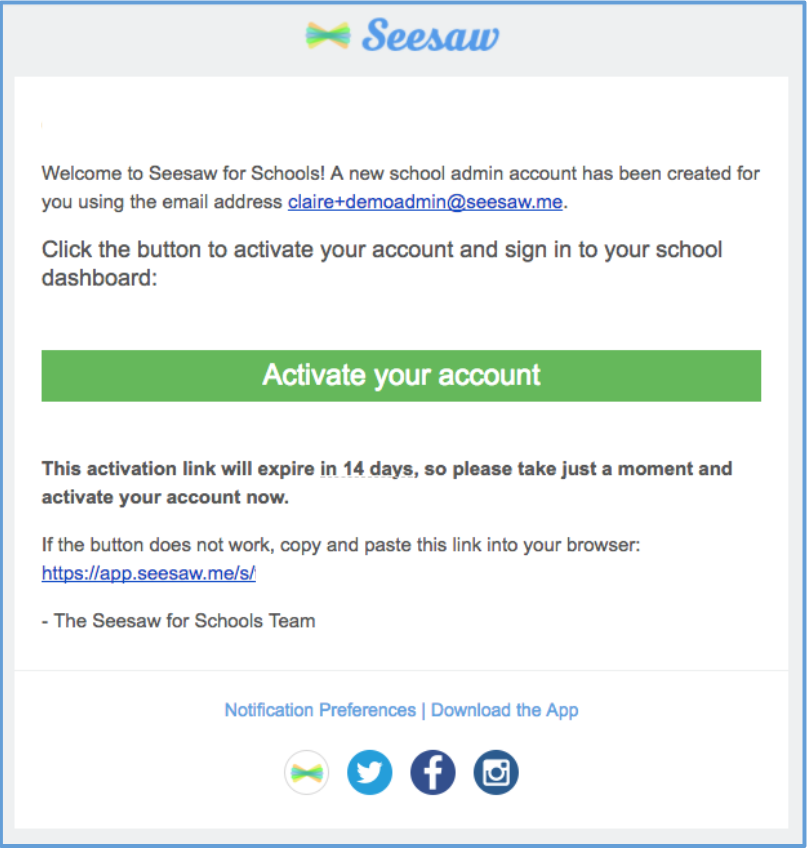 seesaw account