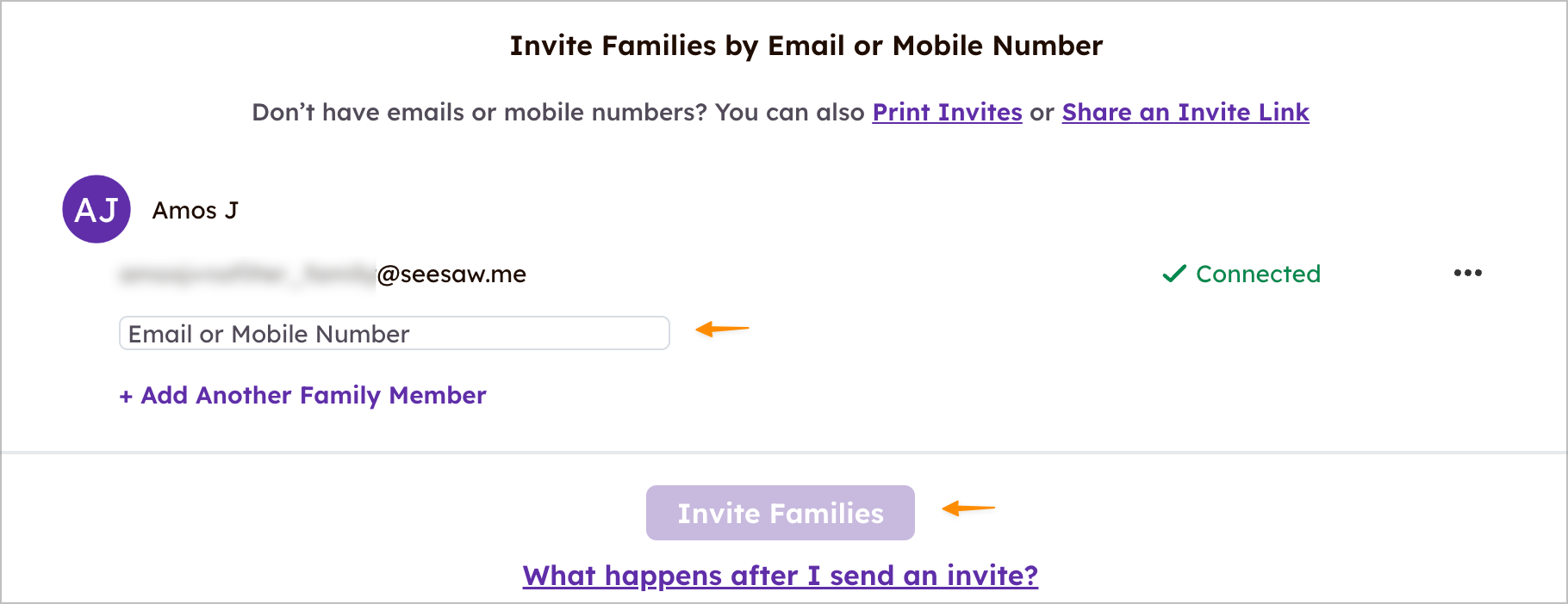 Seesaw 2024 parent access