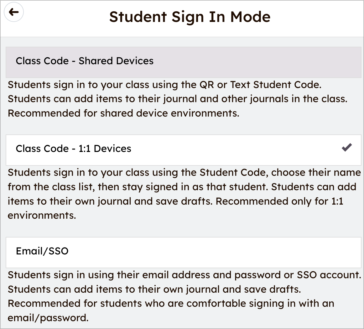 Seesaw student store login