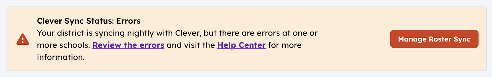 Error Sync Status 