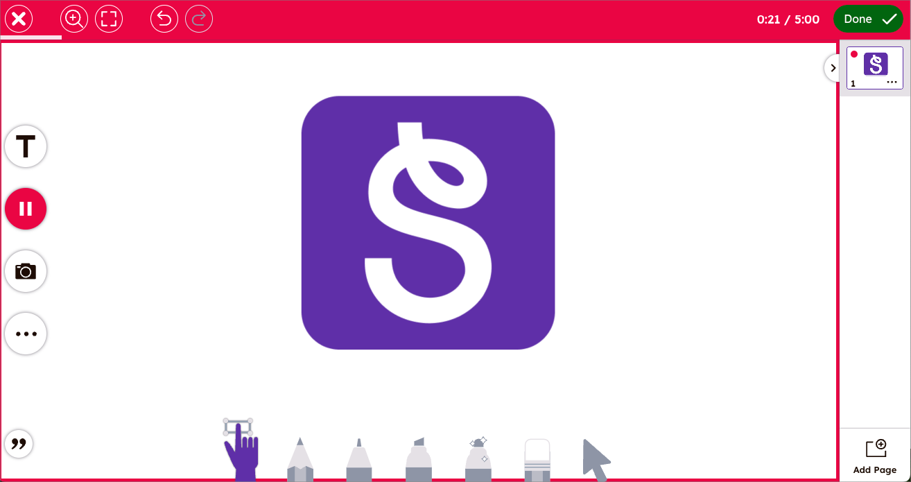 How to use the synchronized draw and record feature – Seesaw Help Center