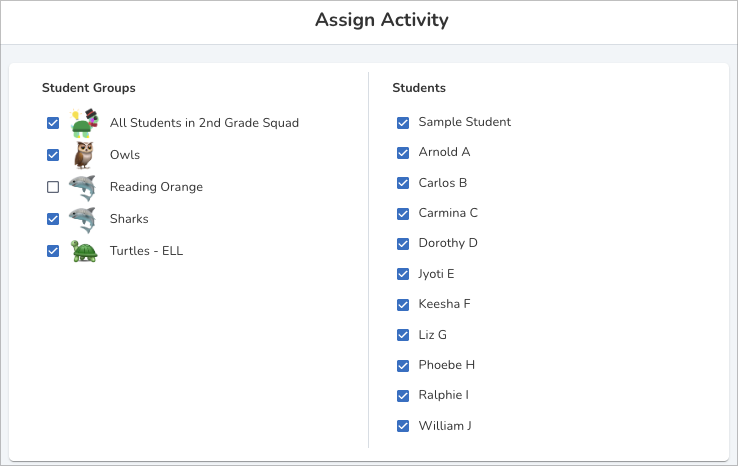 Creating and Managing Student Groups – Seesaw Help Center
