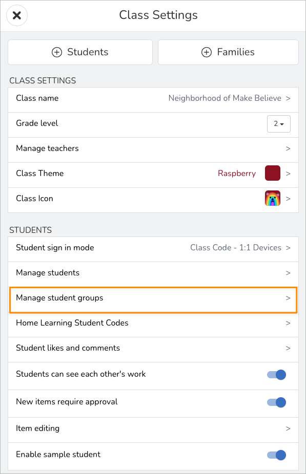 Creating and Managing Student Groups – Seesaw Help Center