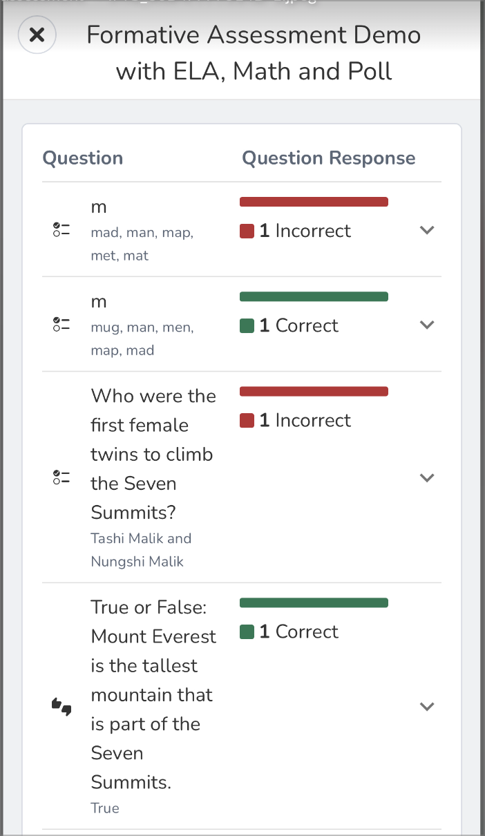 Sharing Formative Assessments with families – Seesaw Help Center