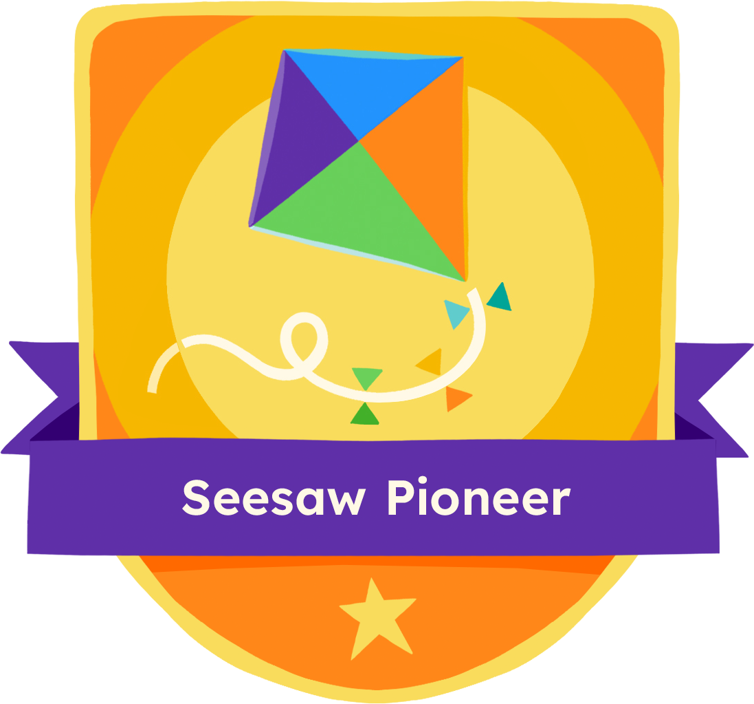 Lencana Seesaw Pioneer.