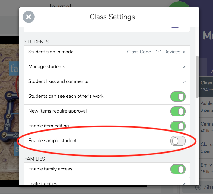 How do I use Sample Student? Seesaw Help Center