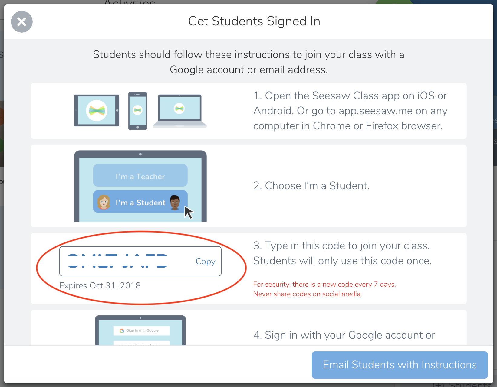 Free Google Classroom Codes