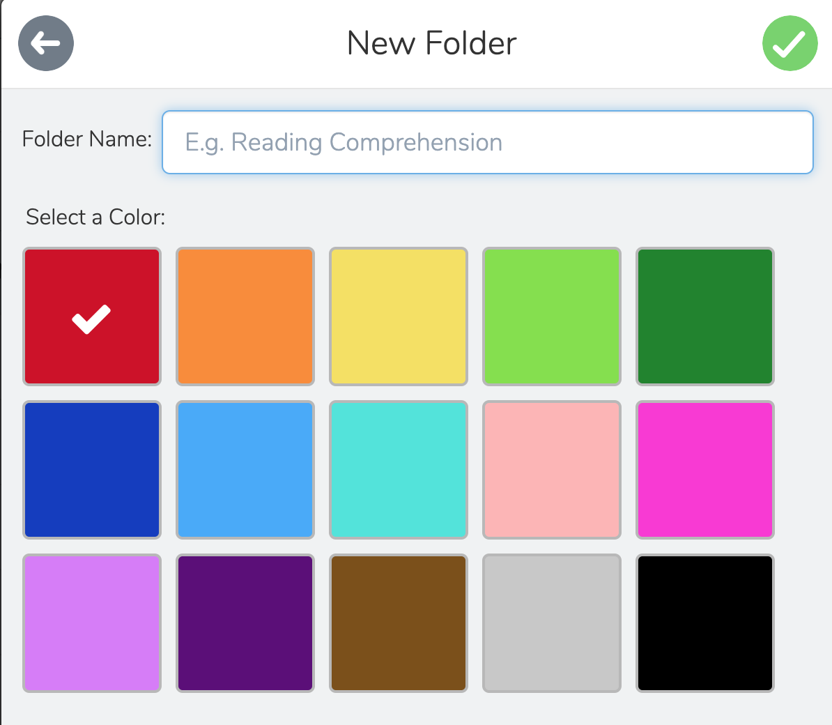 Folder colorizer
