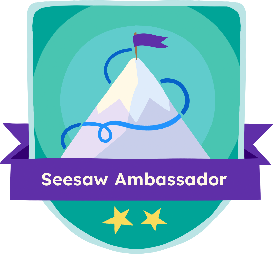 Seesaw Ambassador Badge.