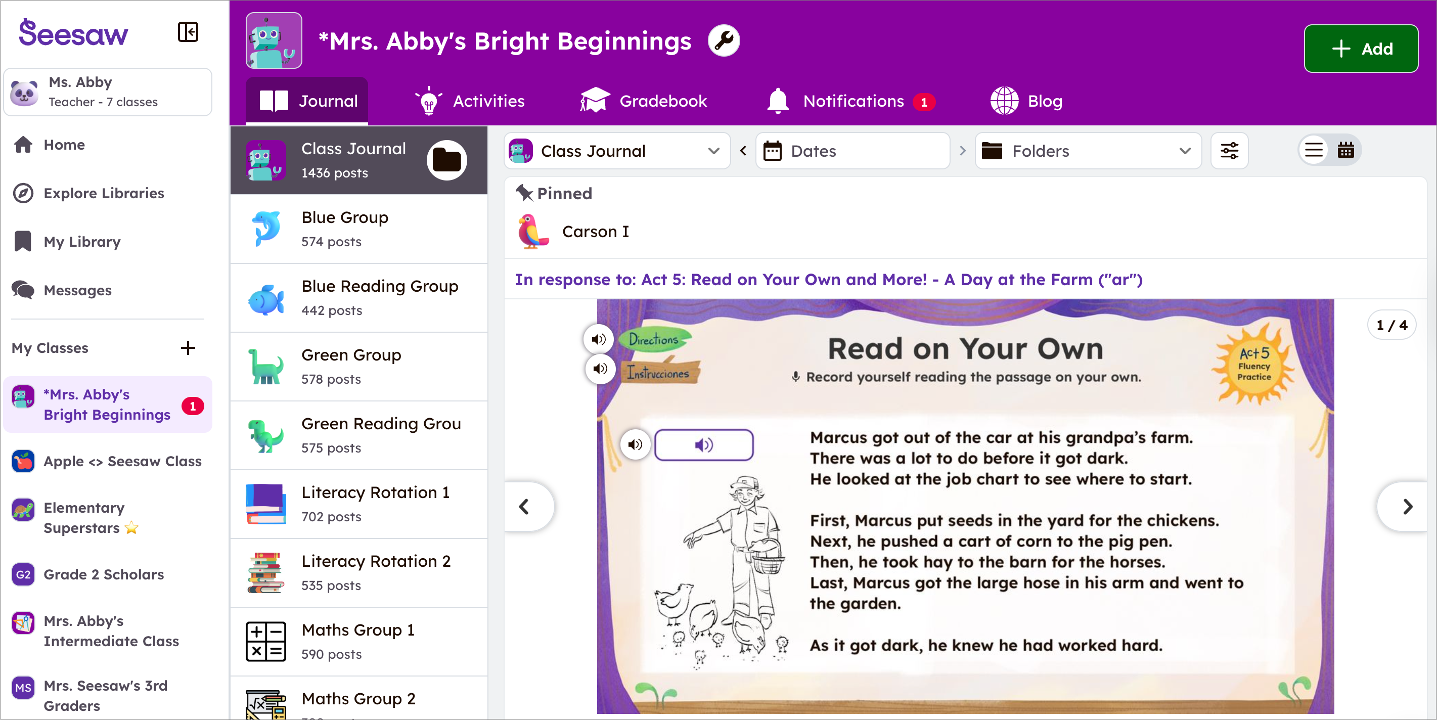 sınıf görünümü